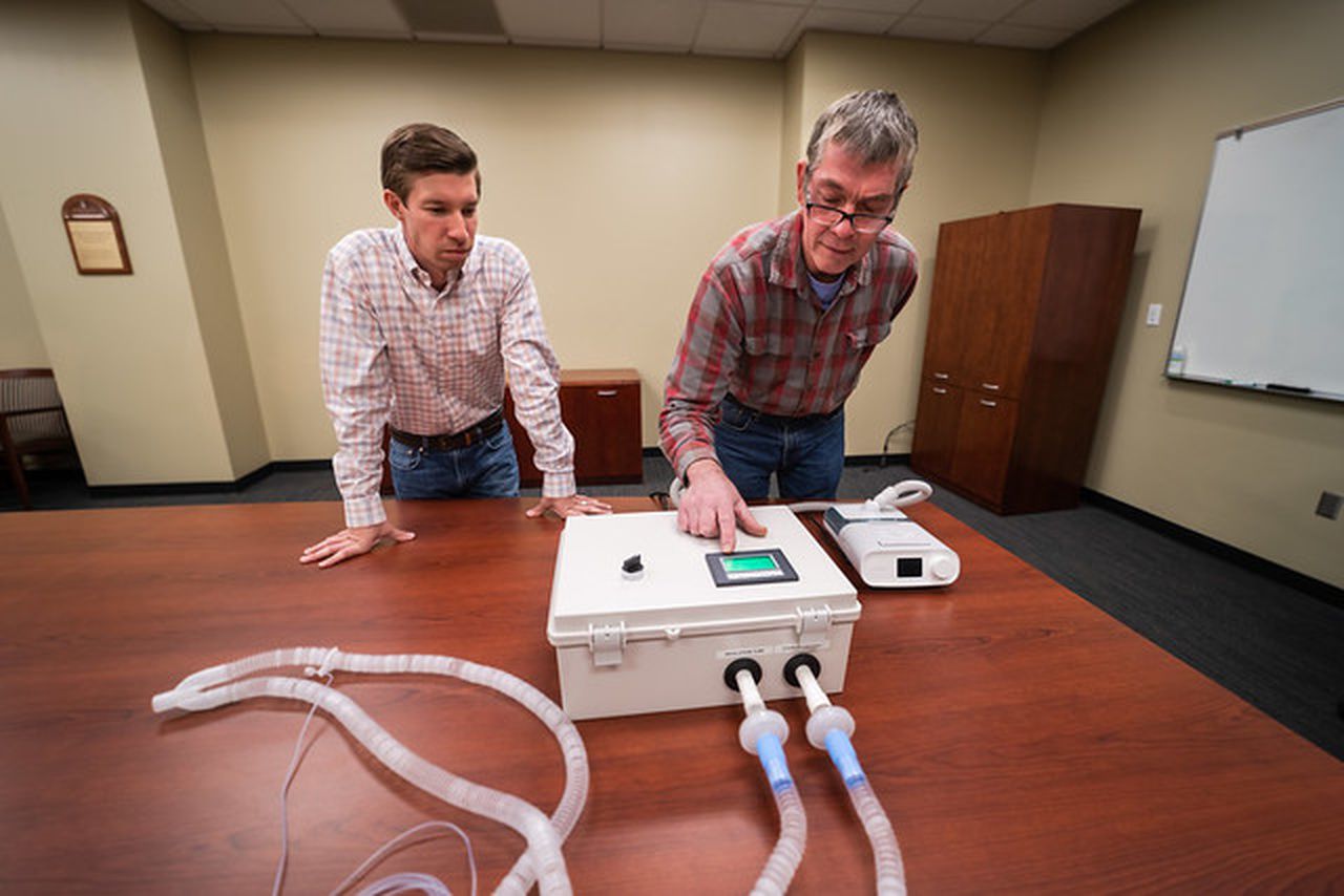 Read more about the article ‘It’s given me hope:’ Auburn engineers use CPAP to make emergency ventilator to fill COVID-19 demand