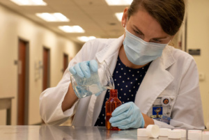 Auburn’s pharmacy school supports community with production of hand sanitizer